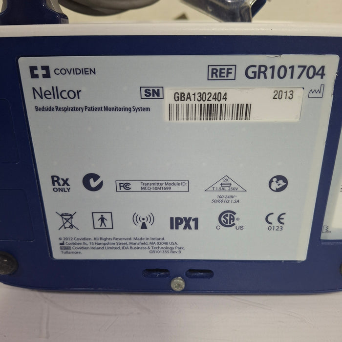 Covidien GR101704 Bedside Respiratory Patient Monitoring System