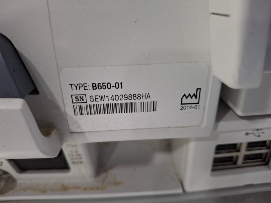 GE Healthcare Carescape B650 Critical Care Patient Monitor