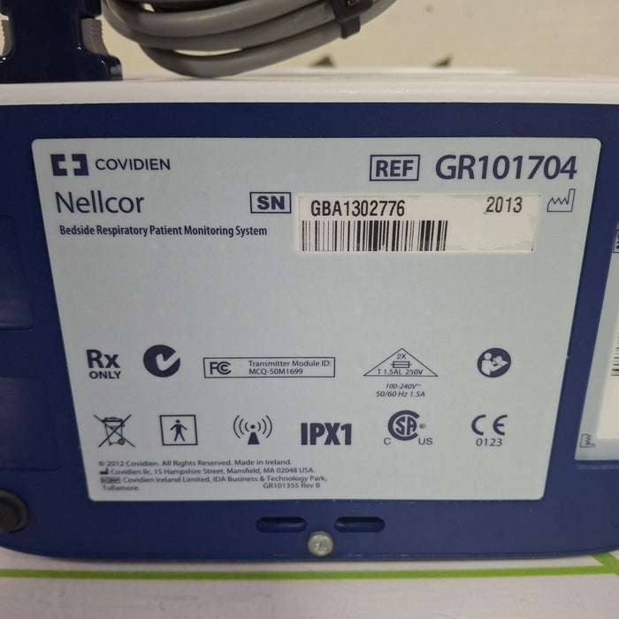 Covidien GR101704 Bedside Respiratory Patient Monitoring System
