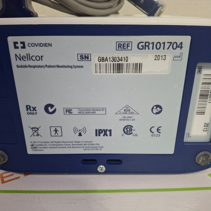 Covidien GR101704 Bedside Respiratory Patient Monitoring System