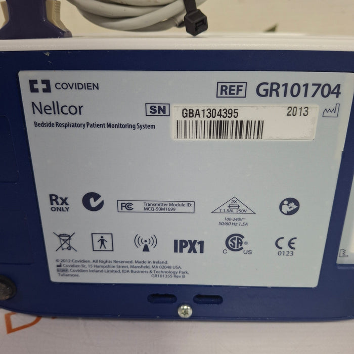 Covidien GR101704 Bedside Respiratory Patient Monitoring System