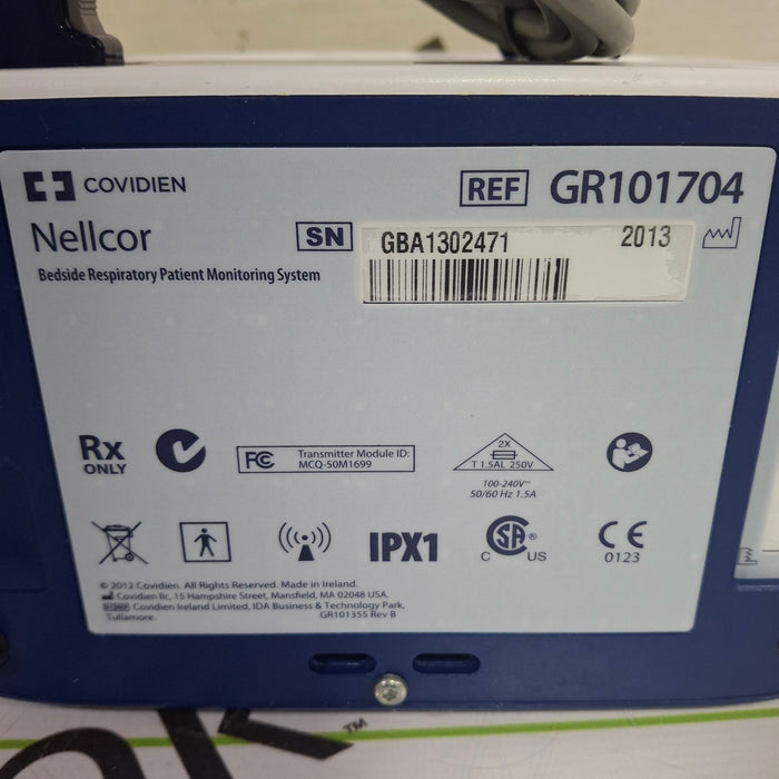 Covidien GR101704 Bedside Respiratory Patient Monitoring System