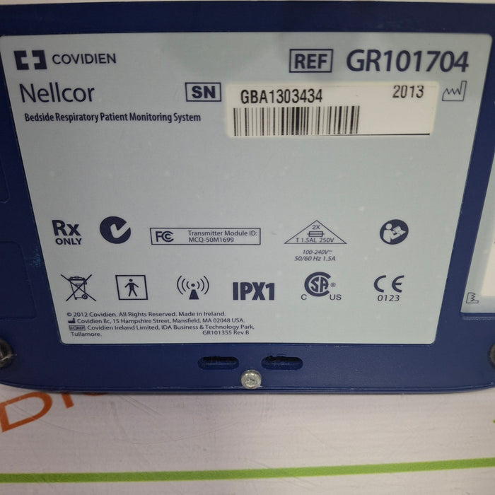 Covidien GR101704 Bedside Respiratory Patient Monitoring System