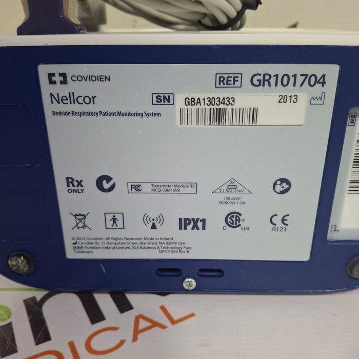Covidien GR101704 Bedside Respiratory Patient Monitoring System