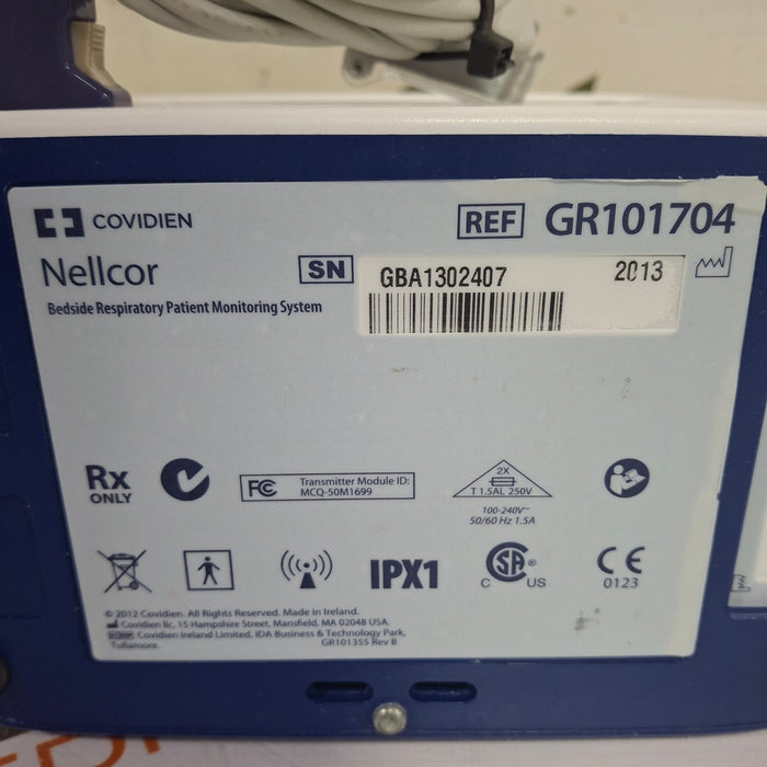 Covidien GR101704 Bedside Respiratory Patient Monitoring System