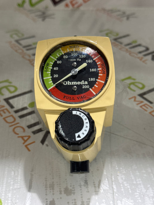 Ohmeda Medical Vacuum Regulator