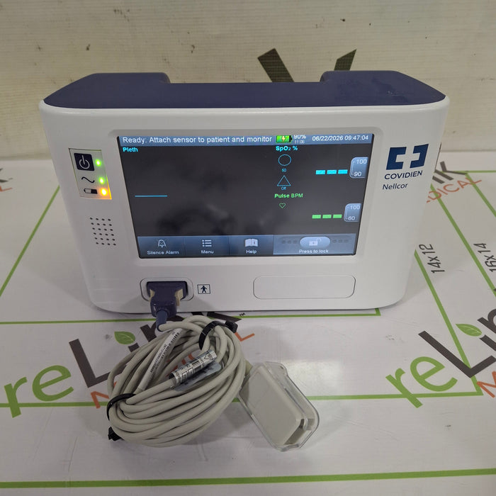 Covidien PM1000N Nellcor Bedside SPO2 Monitor