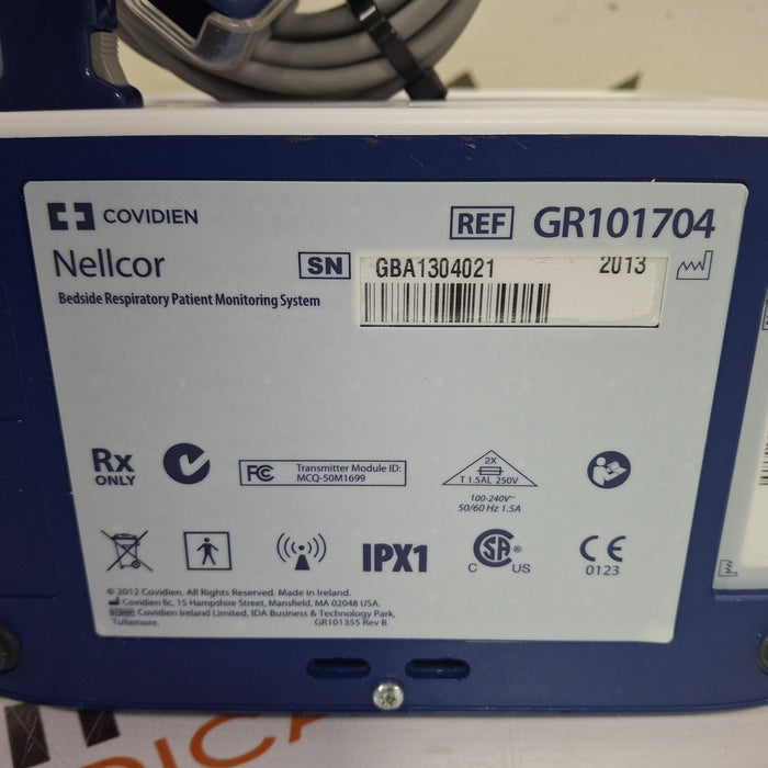 Covidien GR101704 Bedside Respiratory Patient Monitoring System