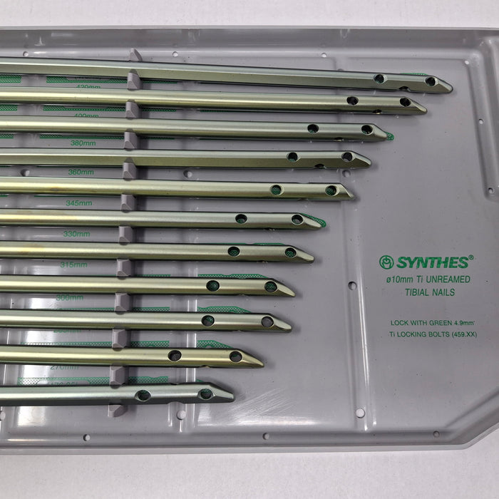 Synthes, Inc. Titanium Unreamed Tibial Nails Surgical Instrument