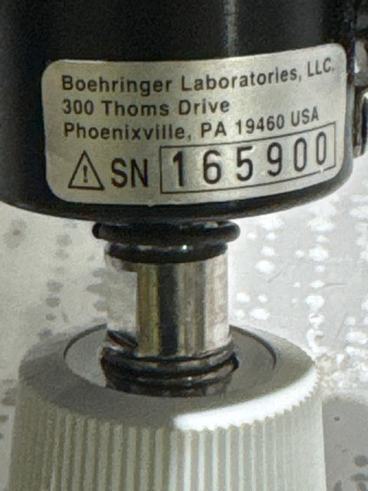 Boehringer Laboratories, Inc. Model VSS 270 Suction Regulator