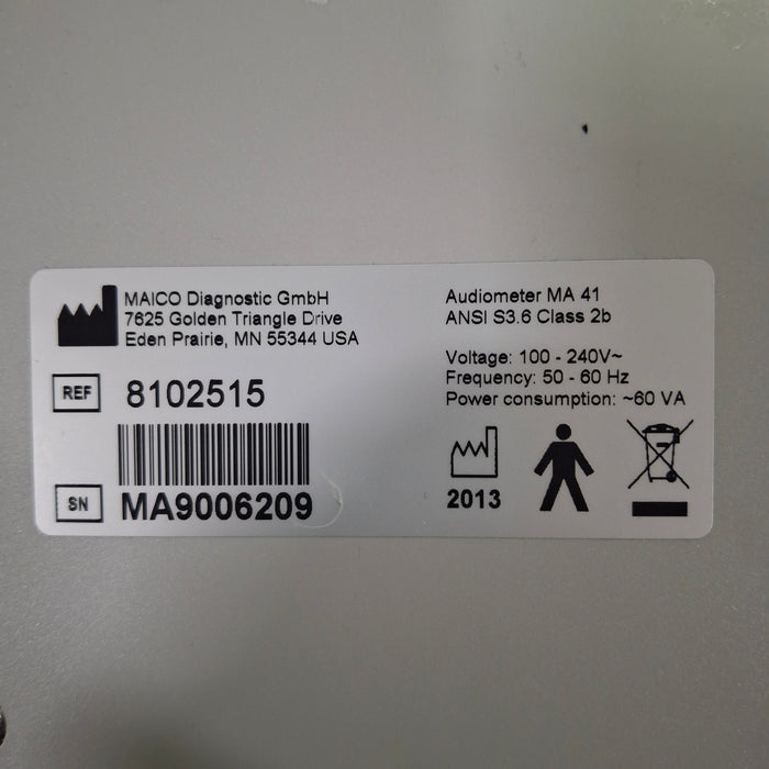 Maico MA41 Portable Audiometer