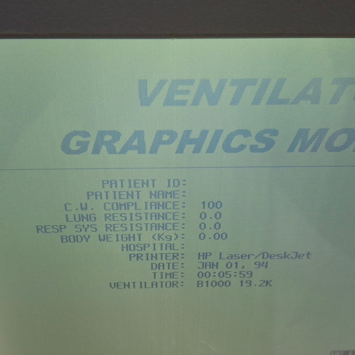 Bear Medical Systems Type B Bear Cub 750 Ventilator