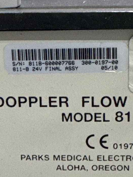 Parks 811-B Doppler Flow Detector