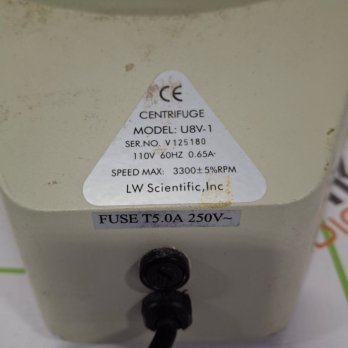 LW Scientific Ultra 8V Centrifuge