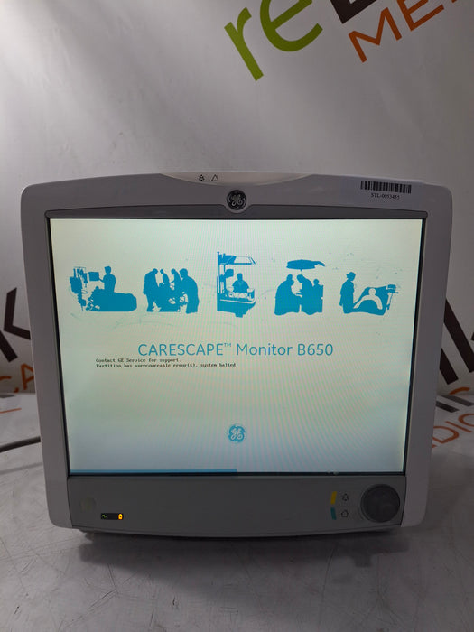 GE Healthcare Carescape B650 Patient Monitor