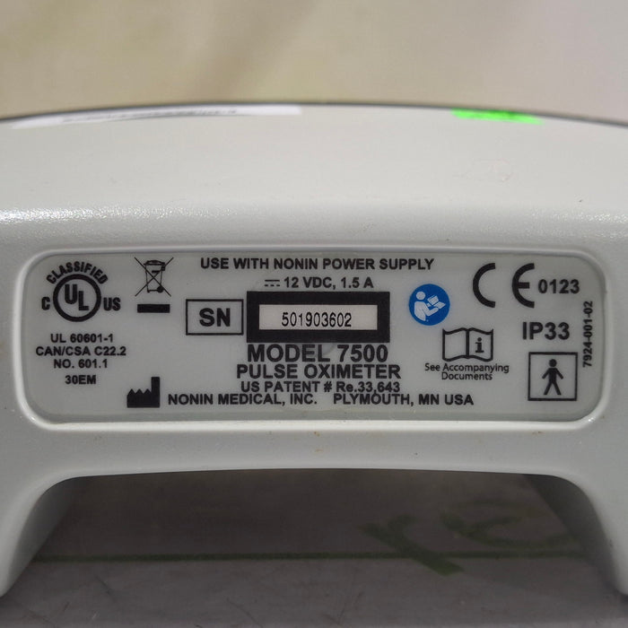 Nonin Medical 7500 Pulse Oximeter