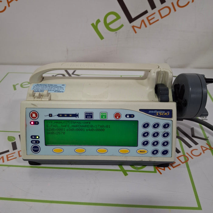 Smiths Medical Medfusion 3500 Syringe Infusion Pump
