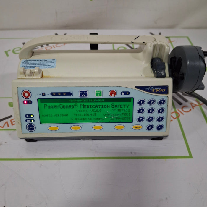 Smiths Medical Medfusion 3500 Version 5 Syringe Infusion Pump