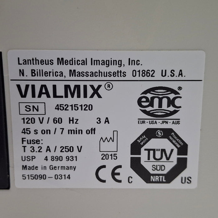 Lantheus Medical Imaging Inc Vialmix 515090 Dental Mixer
