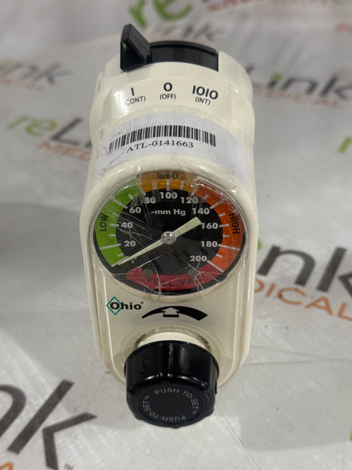 Ohio Medical Corporation Ohio Medical Corporation Push to Set Vacuum Regulator Respiratory reLink Online