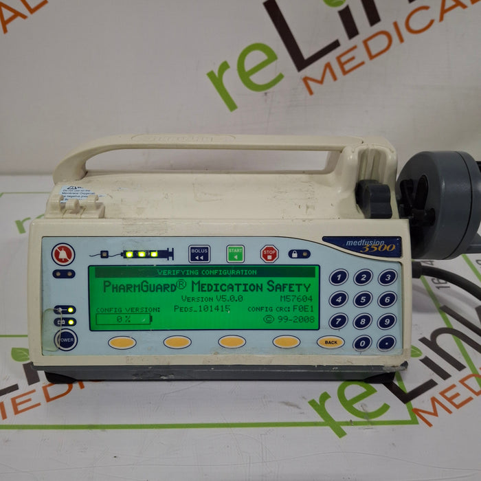 Smiths Medical Medfusion 3500 Version 5 Syringe Infusion Pump