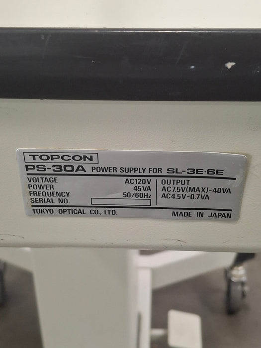 Topcon Medical SL-3E Slit Lamp