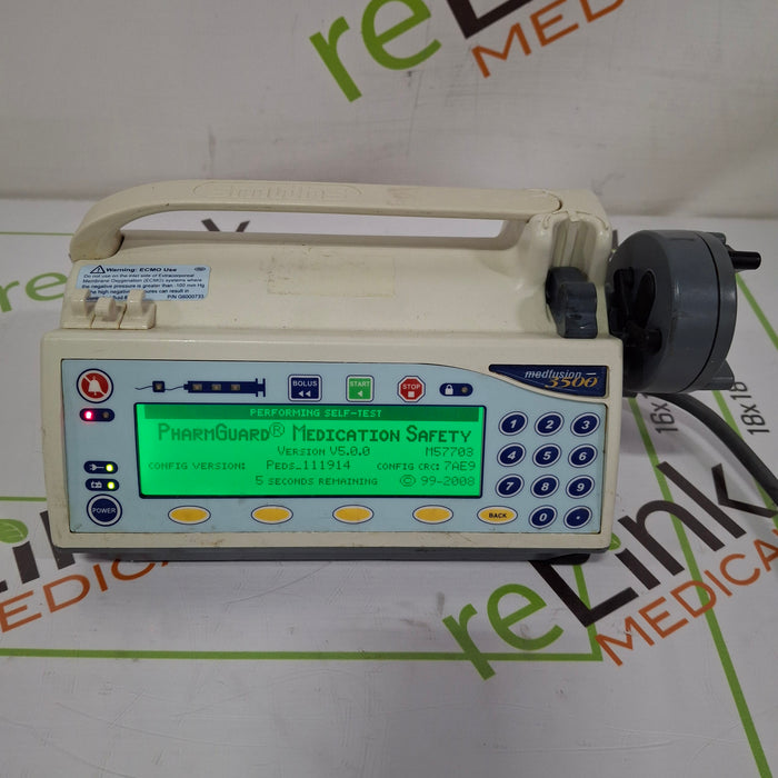 Smiths Medical Medfusion 3500 Version 5 Syringe Infusion Pump