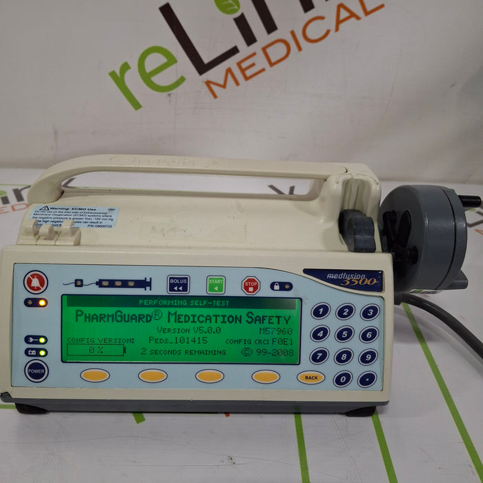 Smiths Medical Medfusion 3500 Version 5 Syringe Infusion Pump