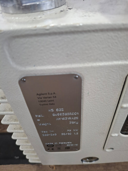 Agilent Varian HS602 Rotary Vane Vacuum Pump