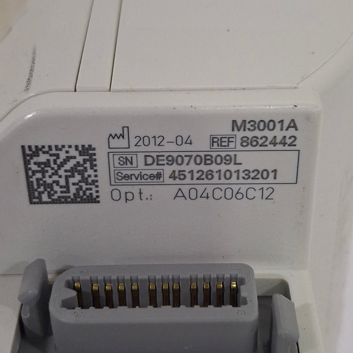 Philips M3001A-A04C06C12 OxiMax SpO2, NIBP, 12 Lead ECG, Temp, IBP MMS Module
