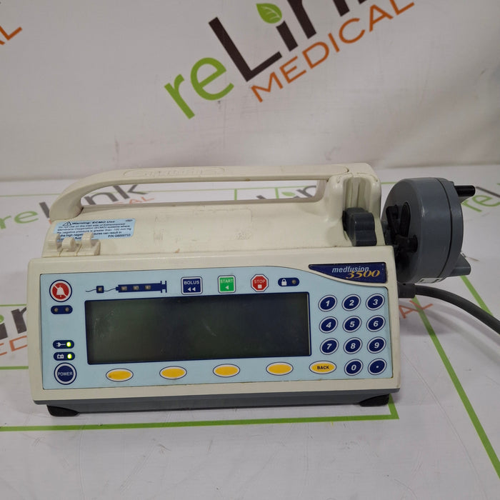 Smiths Medical Medfusion 3500 Syringe Infusion Pump