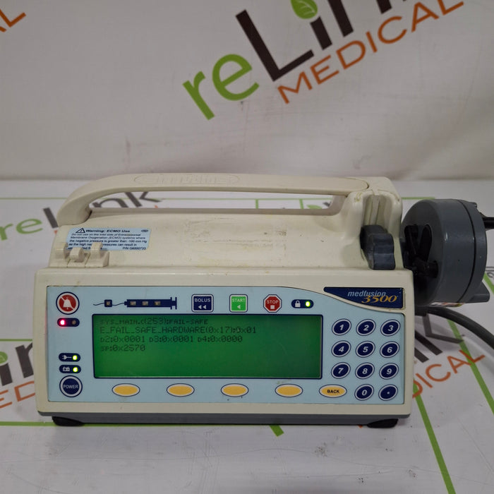 Smiths Medical Medfusion 3500 Syringe Infusion Pump