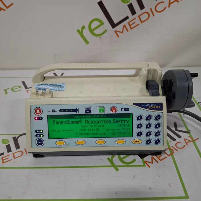 Smiths Medical Medfusion 3500 Version 5 Syringe Infusion Pump