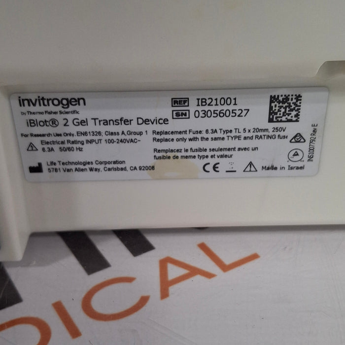 Life Technologies iBlot 2 Gel Transfer Device