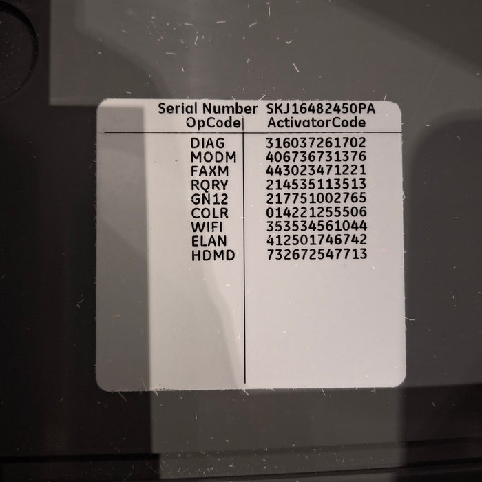 GE Healthcare MAC 5500 HD ECG without CAM Module