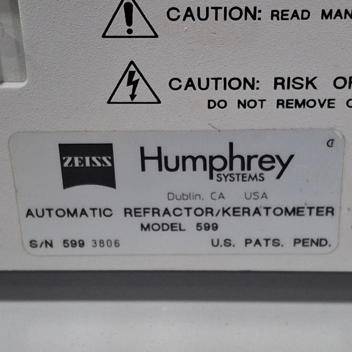 Carl Zeiss Humphrey 599 Automatic Refractor