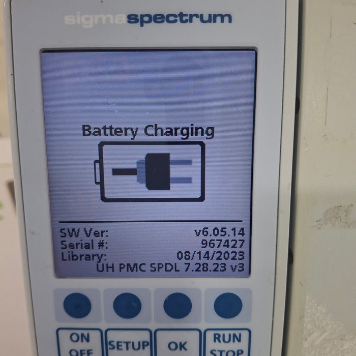 Baxter Sigma Spectrum 6.05.14 without Battery Infusion Pump