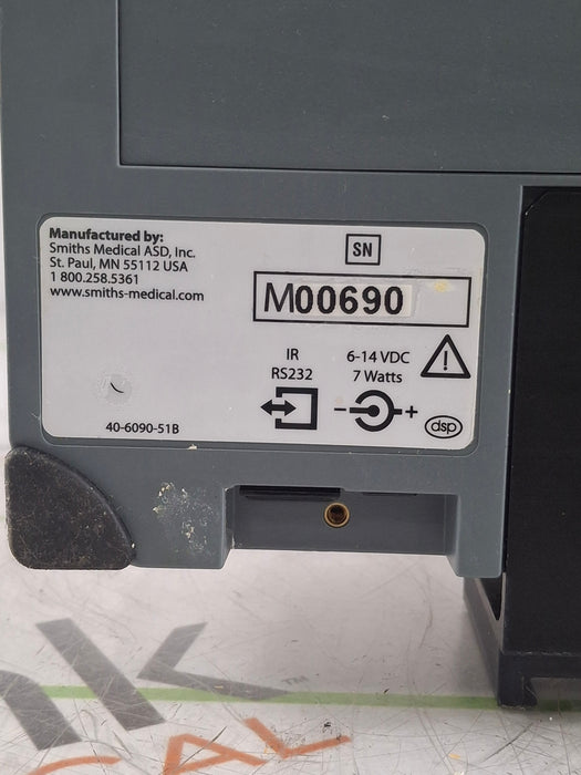 Smiths Medical Medfusion 3500 Version 5 Syringe Infusion Pump
