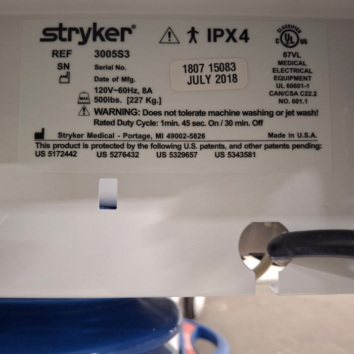 Stryker Secure III 3005 Hospital Bed