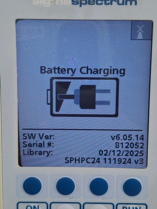 Baxter Sigma Spectrum 6.05.14 with A/B/G/N Battery Infusion Pump