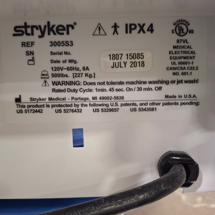 Stryker Secure III 3005 Hospital Bed
