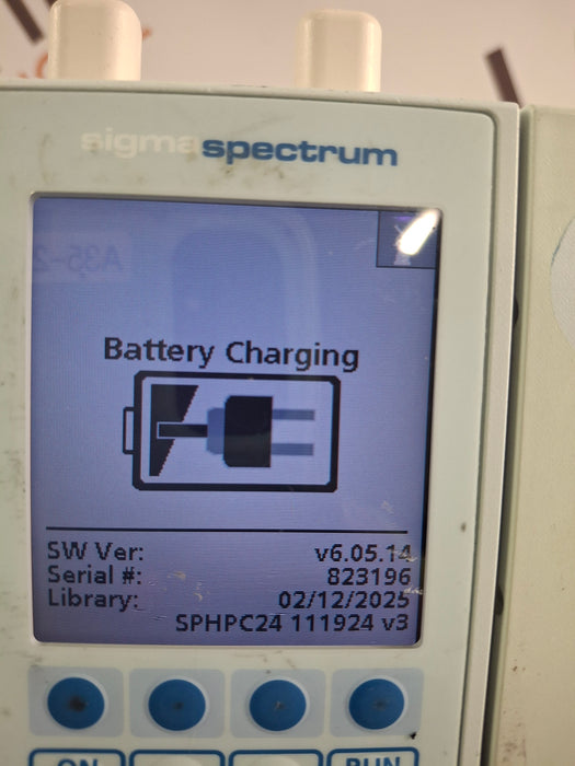 Baxter Sigma Spectrum 6.05.14 with A/B/G/N Battery Infusion Pump