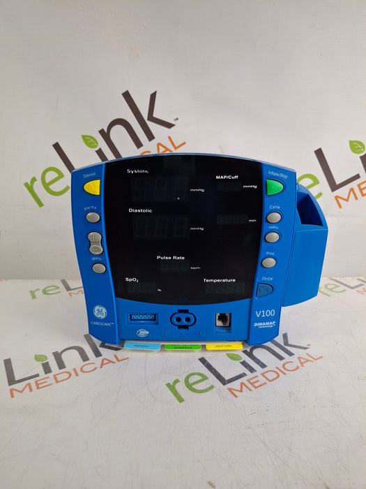 GE Healthcare Dinamap V100 - NIBP, SpO2, Temp Vital Signs Monitor