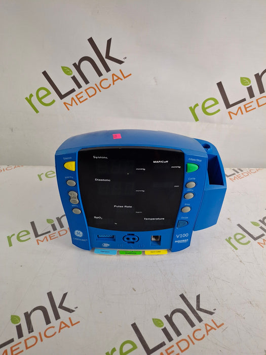 GE Healthcare Dinamap V100 - NIBP, SpO2, Temp Vital Signs Monitor