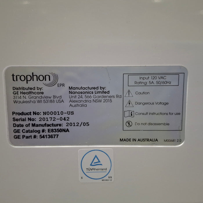 NanoSonics Trophon EPR High Level Disinfection