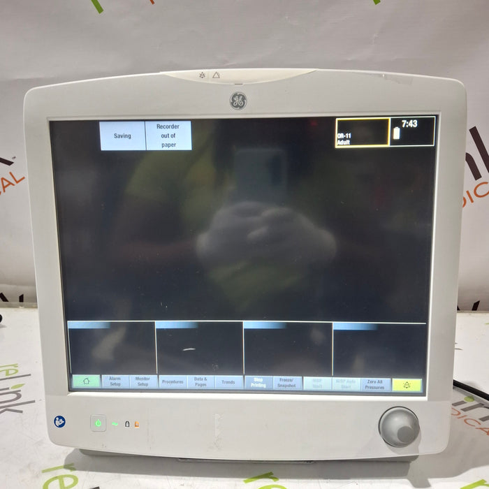 GE Healthcare Carescape B650 Patient Monitor
