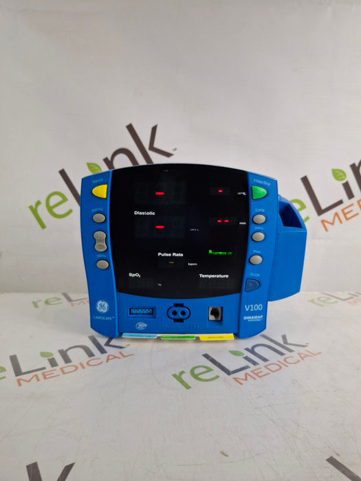 GE Healthcare Dinamap V100 - NIBP, SpO2, Temp Vital Signs Monitor