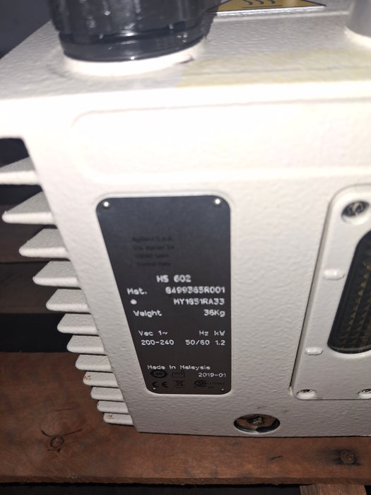 Agilent Varian HS602 Rotary Vane Vacuum Pump