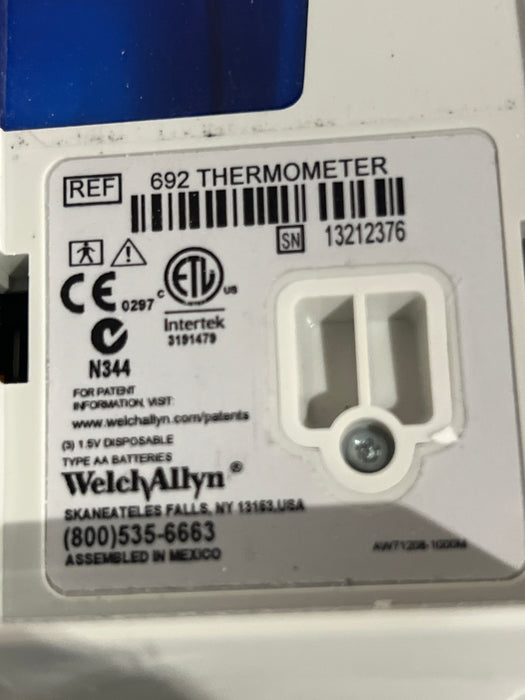 Welch Allyn SureTemp Plus 692 Thermometer