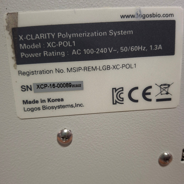 Logos Biosystems X-Clarity XC-POL1 Polymerization System